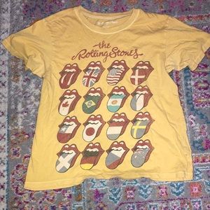 A Rolling Stones band t-shirt
